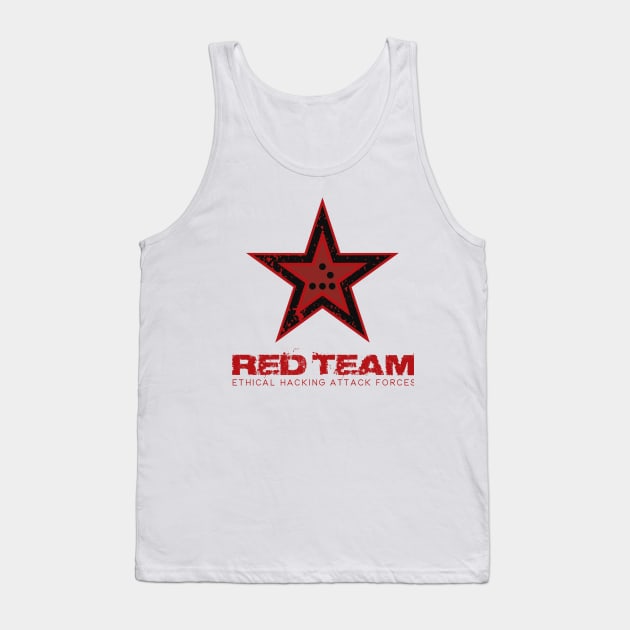 RED TEAM Tank Top by y34r_z3r0_0